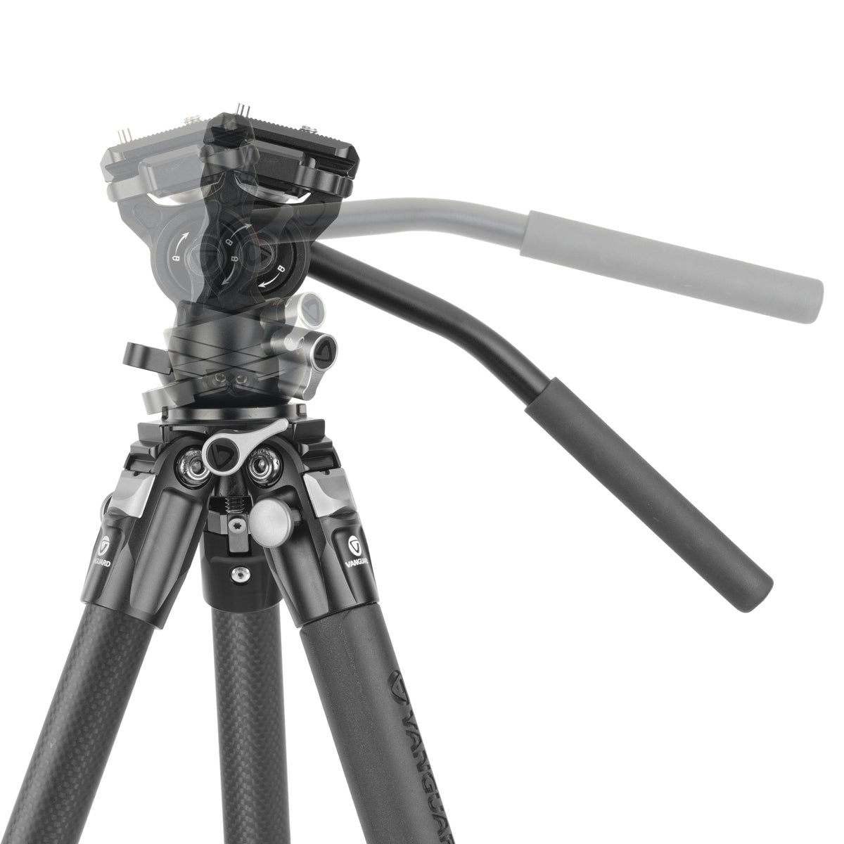 Vanguard Alta Pro 3VLT 235CV10 - Trípode de vídeo compacto de carbono, rótula Veo PV-10