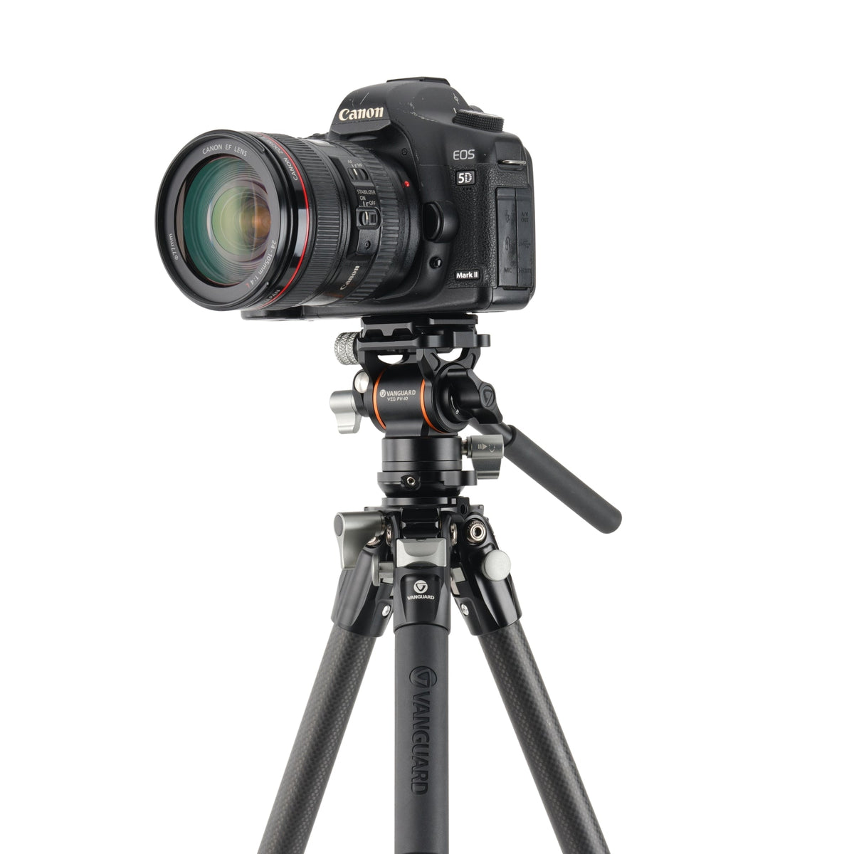 Vanguard Alta Pro 3VLT 235CV10 - Trípode de vídeo compacto de carbono, rótula Veo PV-10
