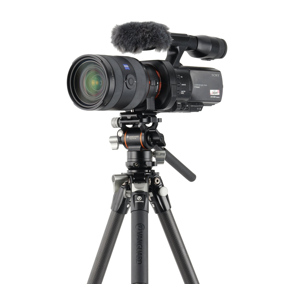 Vanguard Alta Pro 3VLT 235CV10 - Trípode de vídeo compacto de carbono, rótula Veo PV-10
