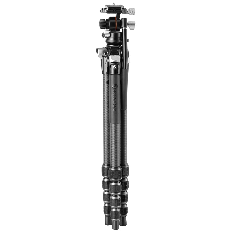 Vanguard Alta Pro 3VLT 235CV12 - Trípode de vídeo compacto de carbono, rótula Veo PV-12