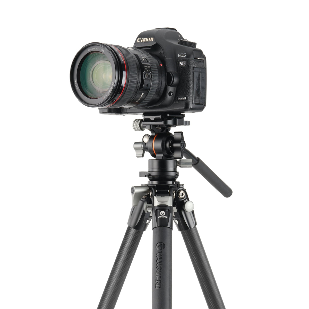Vanguard Alta Pro 3VLT 235CV12 - Trípode de vídeo compacto de carbono, rótula Veo PV-12
