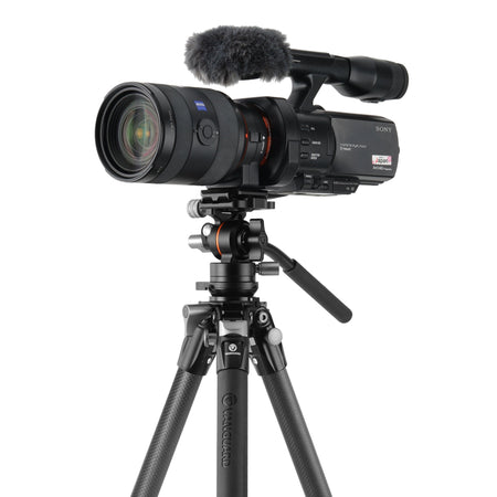 Vanguard Alta Pro 3VLT 235CV12 - Trípode de vídeo compacto de carbono, rótula Veo PV-12