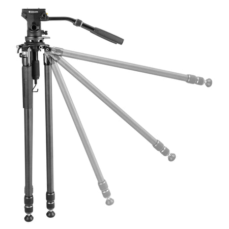 Vanguard Alta Pro 3VRL 303CV20 - Trípode de vídeo de carbono, rótula Veo PV-20