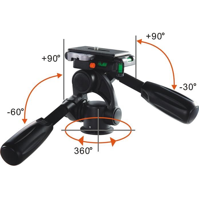 Vanguard Alta Pro 263AP - Trípode de aluminio, rótula de 3 vías