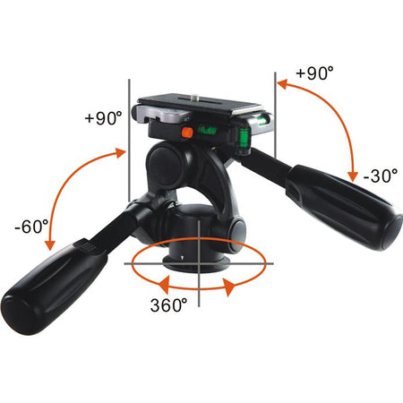 Vanguard Alta Pro 263AP - Trípode de aluminio, rótula de 3 vías