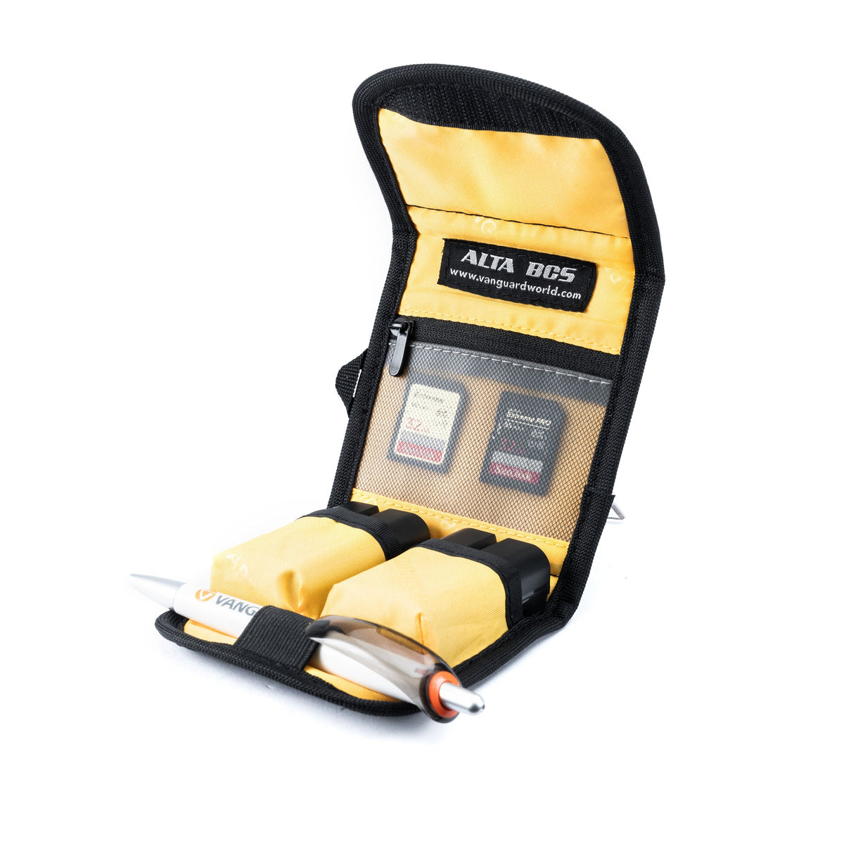 Vanguard Alta BCS - Funda para 2 baterías, memorias y filtro