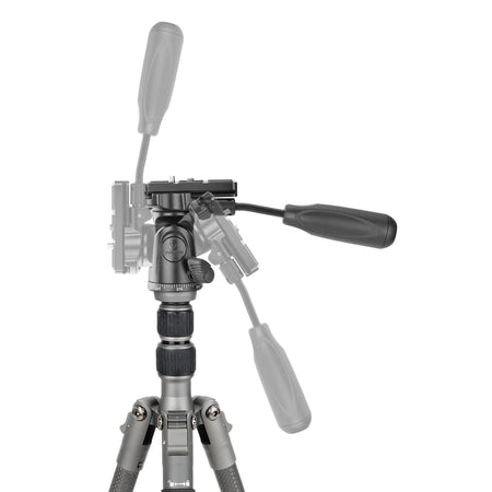 Vanguard Veo 3GO 204CP - Trípode de viaje de carbono, rótula de paneo