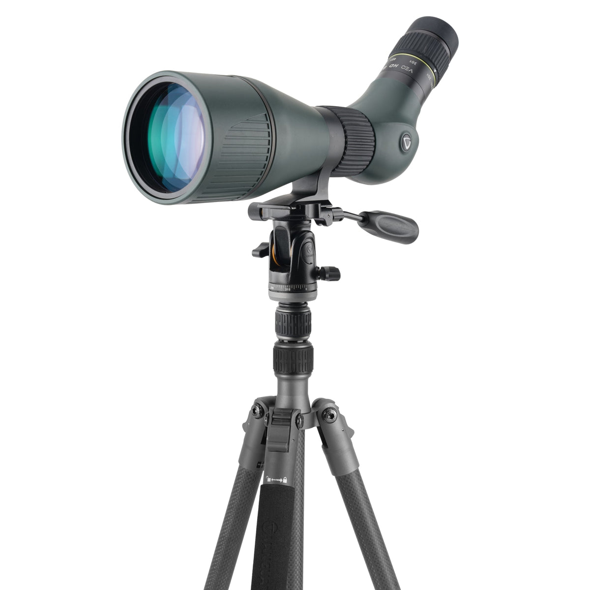 Vanguard Veo 3GO 204CP - Trípode de viaje de carbono, rótula de paneo