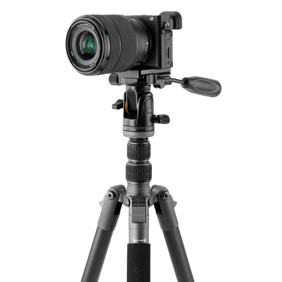 Vanguard Veo 3GO 235AP - Trípode de viaje de aluminio, rótula de paneo