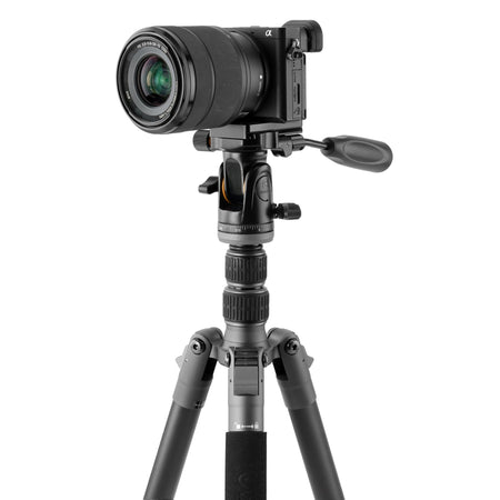 Vanguard Veo 3GO 235AP - Trípode de viaje de aluminio, rótula de paneo