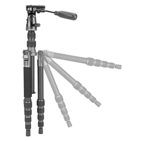 Vanguard Veo 3GO 235AP - Trípode de viaje de aluminio, rótula de paneo