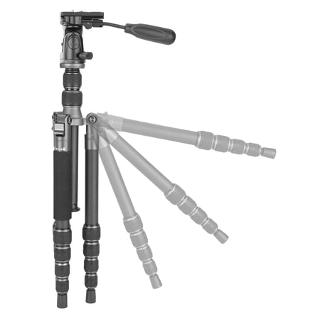 Vanguard Veo 3GO 235CP - Trípode de viaje de carbono, rótula de paneo