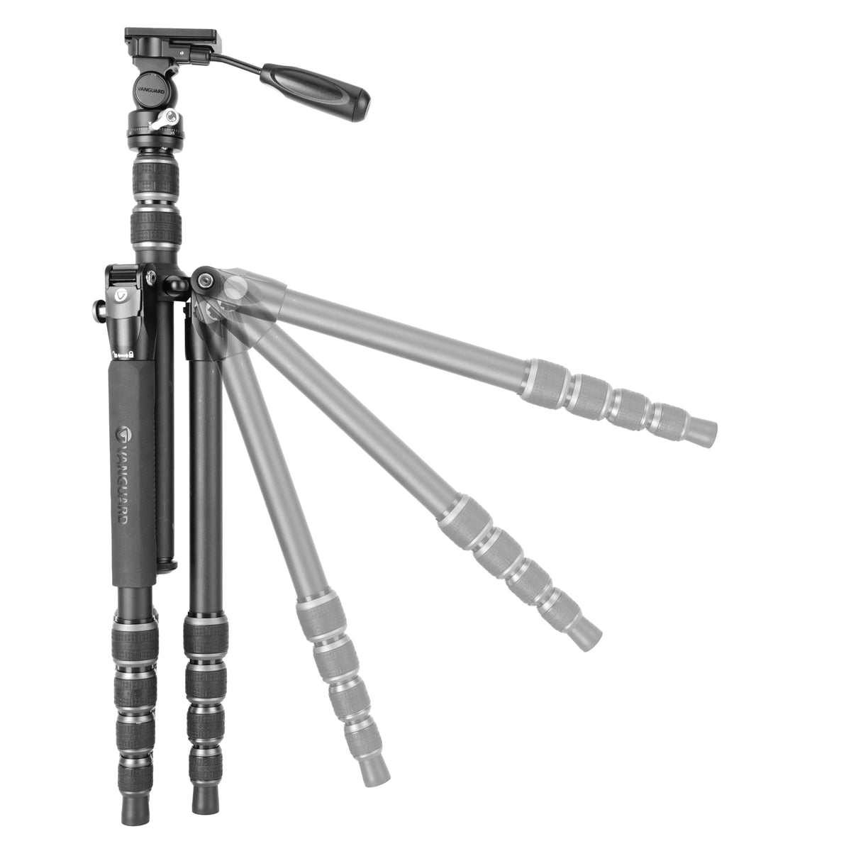 Vanguard Veo 3T 265HAP - Trípode de viaje de aluminio, rótula de paneo