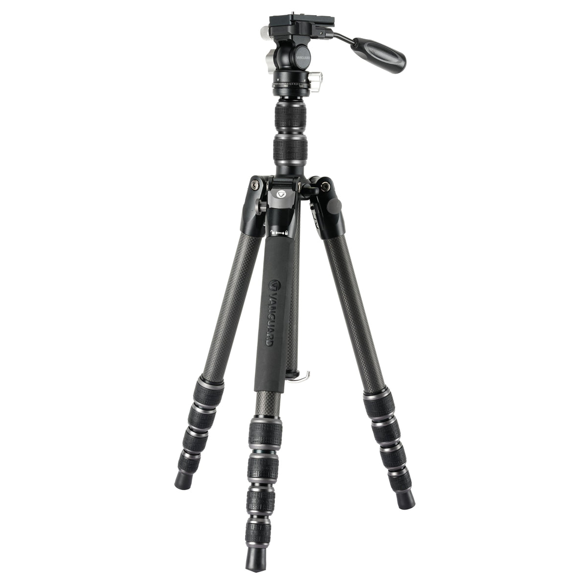 Vanguard Veo 3T 265HCP - Trípode de viaje de carbono, rótula de paneo