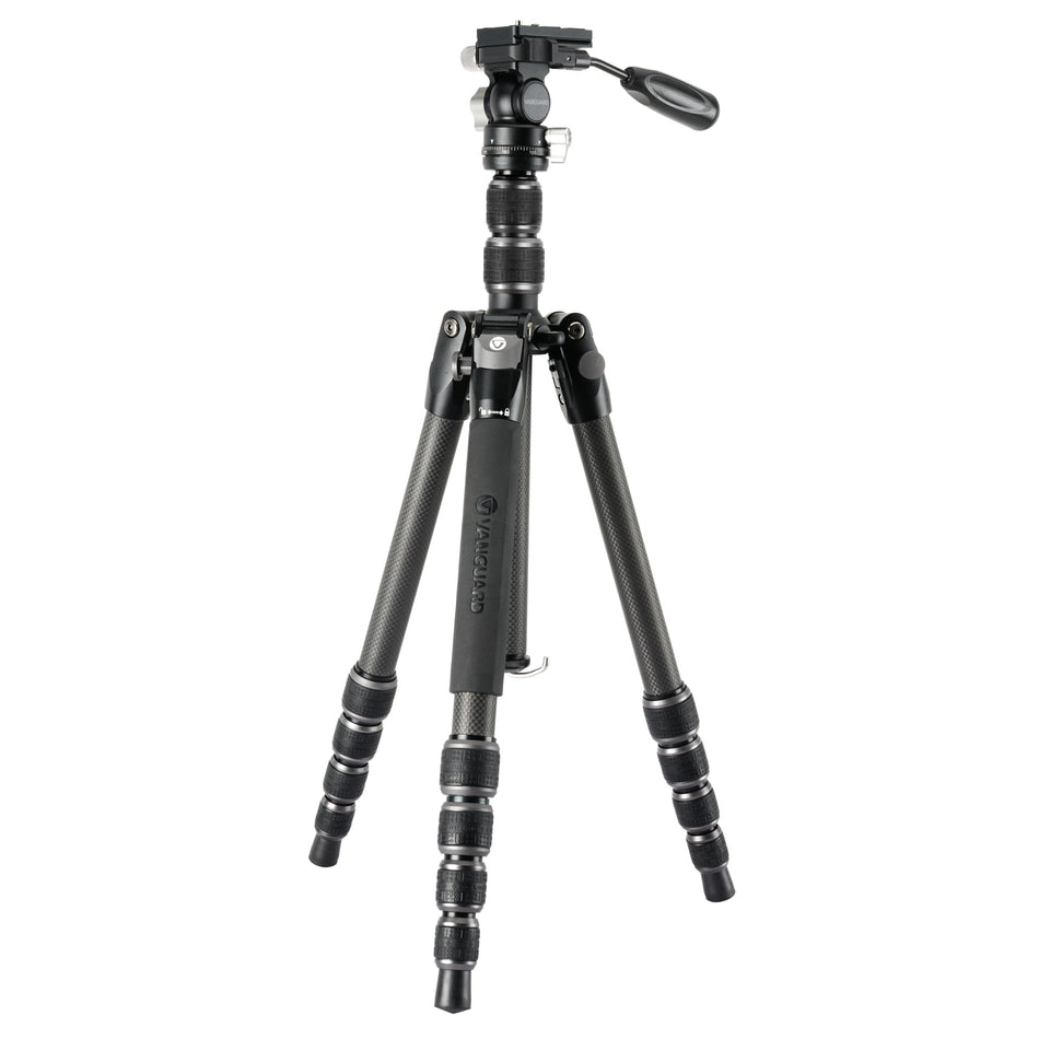 Vanguard Veo 3T 265HCP - Trípode de viaje de carbono, rótula de paneo