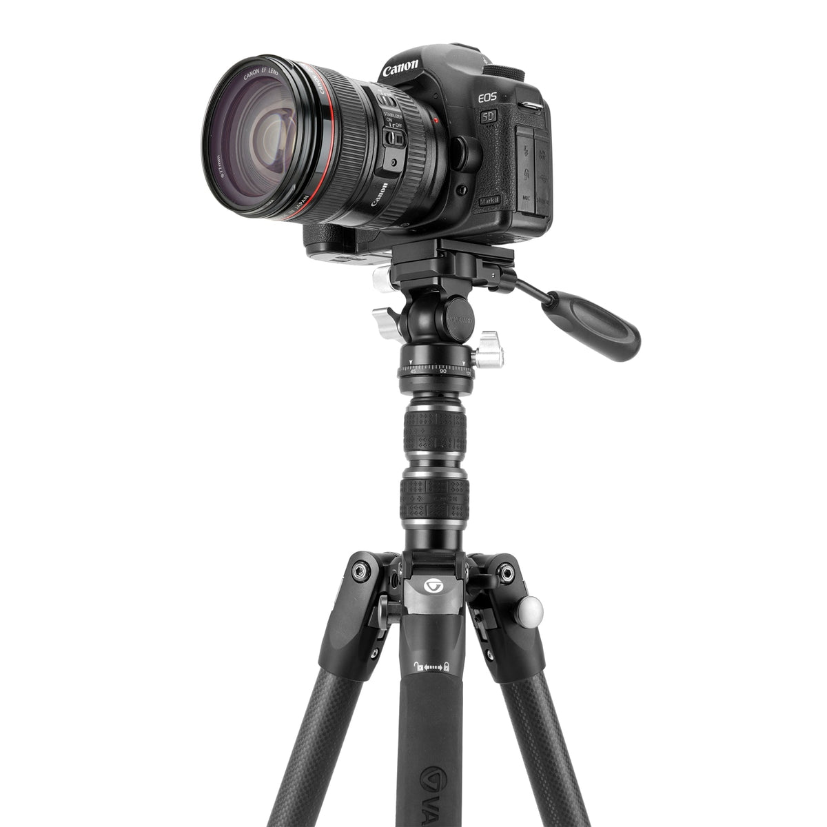 Vanguard Veo 3T 265HCP - Trípode de viaje de carbono, rótula de paneo