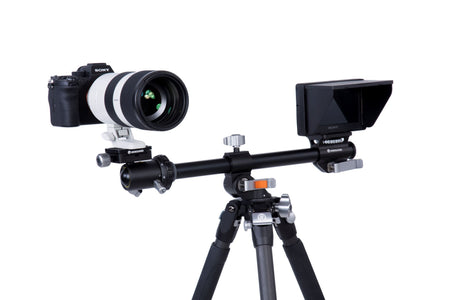 Vanguard Veo 3+ 263CB - Trípode de fibra de carbono, rótula de bola y columna central multiángulo