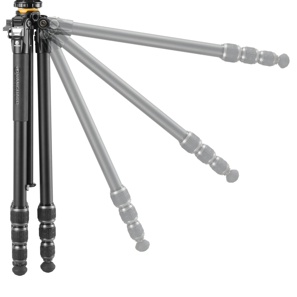 Vanguard Veo 5 234APS36 - Trípode de viaje de aluminio, rótula de 3 vías