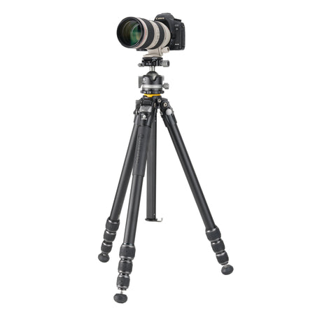 Vanguard Veo 5 264ALBS - Trípode de viaje de aluminio, rótula de bola de doble eje