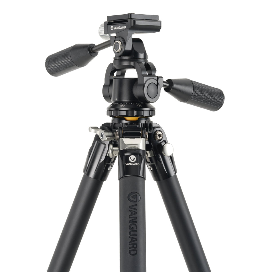 Vanguard Veo 5 264APS38 - Trípode de viaje de aluminio, rótula de 3 vías