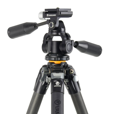 Vanguard Veo 5 264CPS38 - Trípode de viaje de carbono, rótula de 3 vías