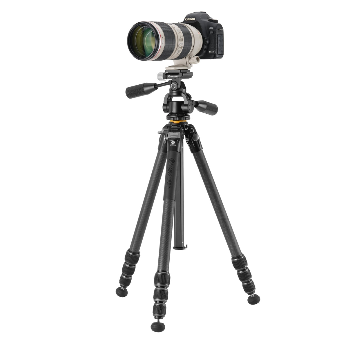 Vanguard Veo 5 264CPS38 - Trípode de viaje de carbono, rótula de 3 vías