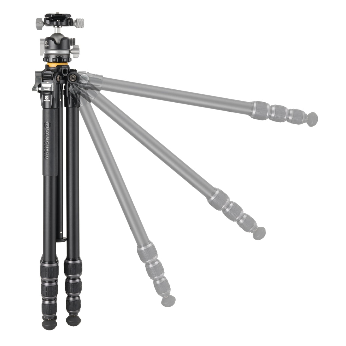 Vanguard Veo 5T 234ALBS - Trípode de viaje de aluminio, rótula de bola de doble eje