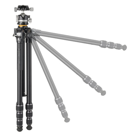 Vanguard Veo 5T 234ALBS - Trípode de viaje de aluminio, rótula de bola de doble eje