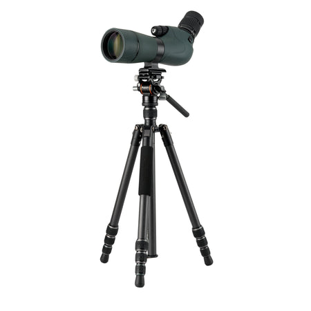 Vanguard Vesta GO 234CV10 - Trípode de viaje de carbono, rótula de vídeo