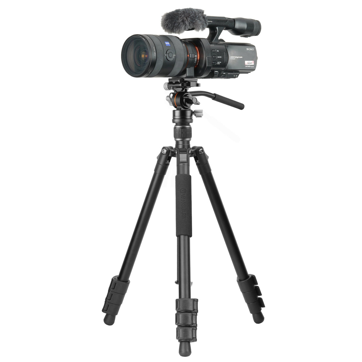 Vanguard Vesta GO 264AV12 - Trípode de viaje de aluminio, rótula de vídeo