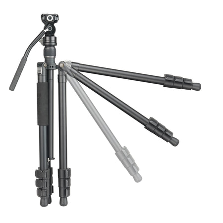 Vanguard Vesta GO 264AV12 - Trípode de viaje de aluminio, rótula de vídeo