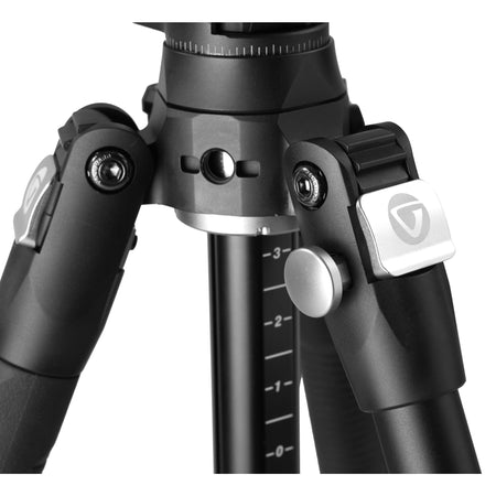 Vanguard Veo 3T+ 264APS - Trípode de aluminio, rótula de 3 vías y columna descentrable