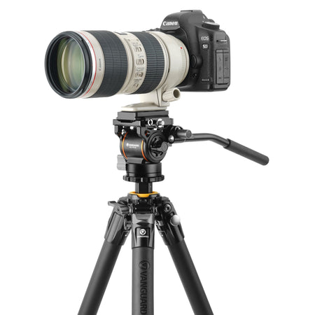 Vanguard Veo 5 264AV14 - Trípode de vídeo de aluminio, rótula Veo PV-14