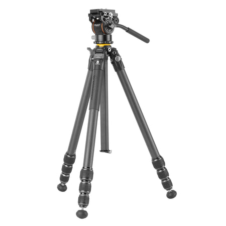 Vanguard Veo 5 264CV14 - Trípode de vídeo de carbono, rótula Veo PV-14