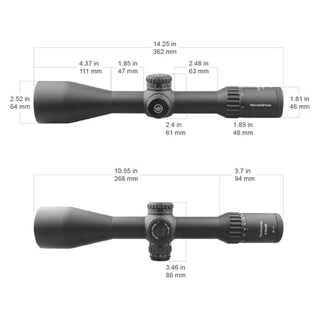 Visor Vector Optics Continental X6 4-24x56 VCT FFP PRS