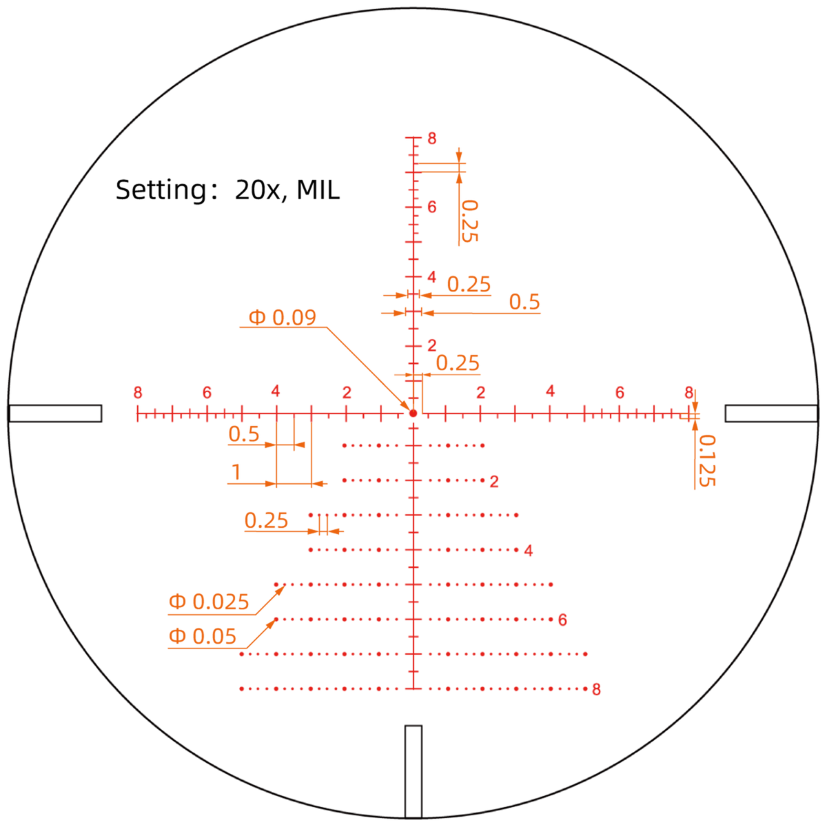Visor Vector Optics Continental X6 4-24x50 ARI Long Range