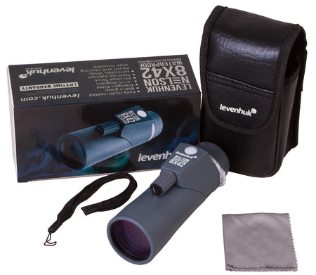 Monocular Levenhuk Nelson 8x42 con retícula y brújula