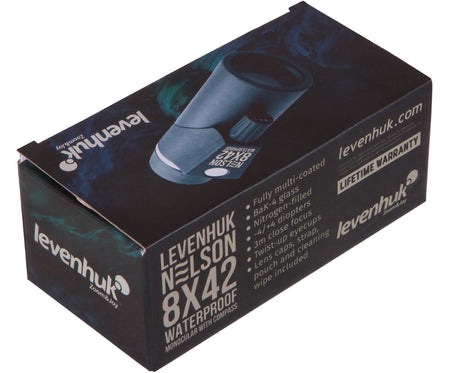 Monocular Levenhuk Nelson 8x42 con retícula y brújula