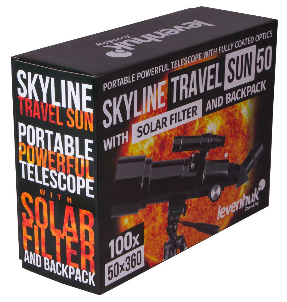 Telescopio Levenhuk Skyline Travel Sun 50