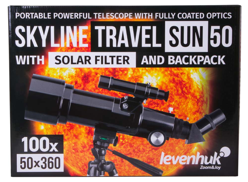 Telescopio Levenhuk Skyline Travel Sun 50