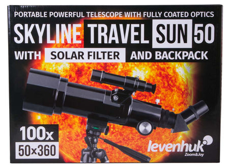 Telescopio Levenhuk Skyline Travel Sun 50