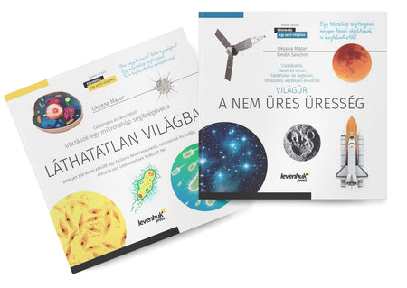 Libro enciclopédico «Space. Microworld.» (Espacio y microcosmos), edición de dos volúmenes. Tapa dura