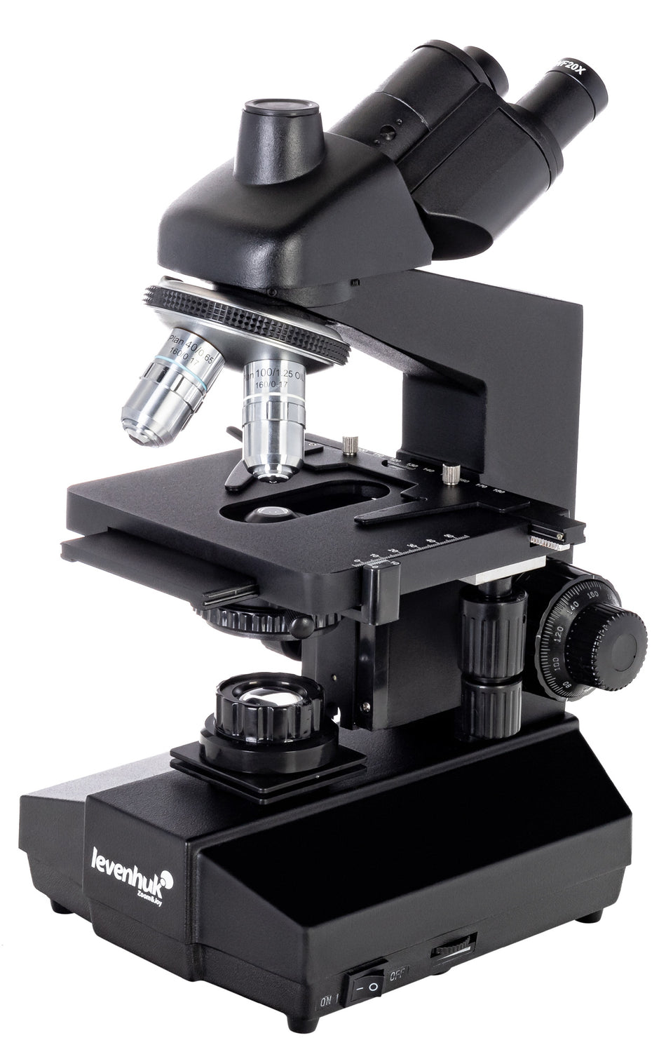 Microscopio biológico trinocular Levenhuk 870T