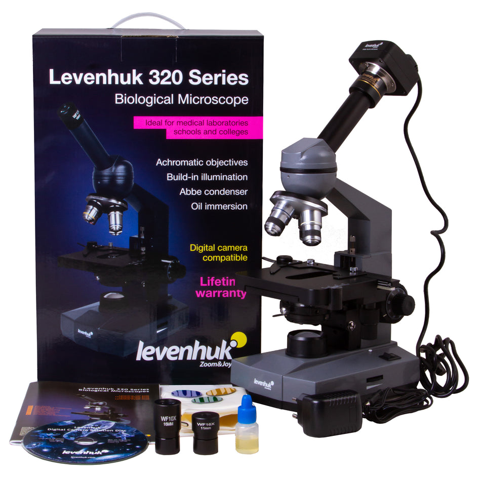 Microscopio digital monocular Levenhuk D320L PLUS 3.1M
