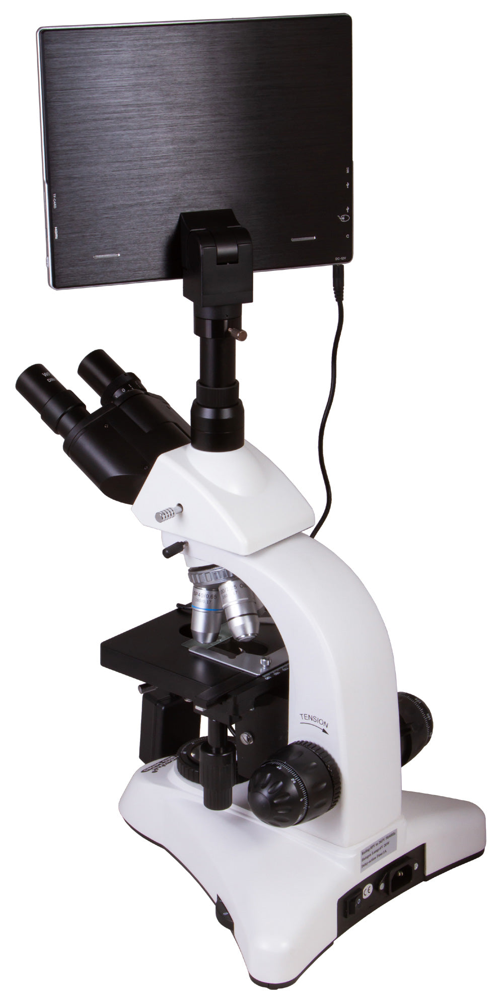 Microscopio trinocular digital Levenhuk MED D20T LCD