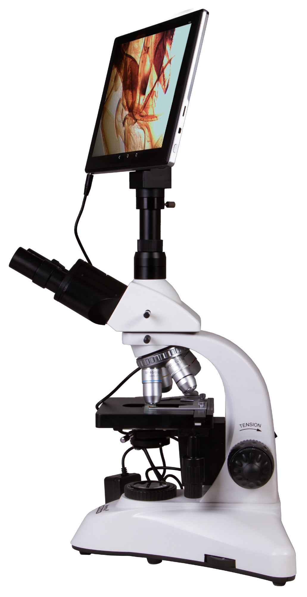Microscopio trinocular digital Levenhuk MED D20T LCD