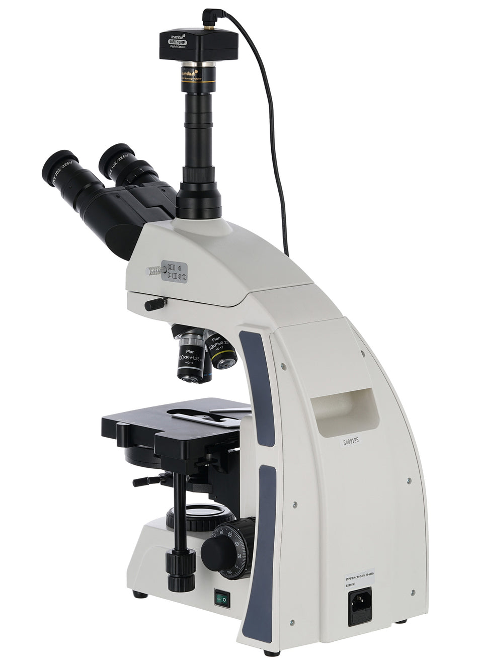 Microscopio trinocular digital Levenhuk MED D45T