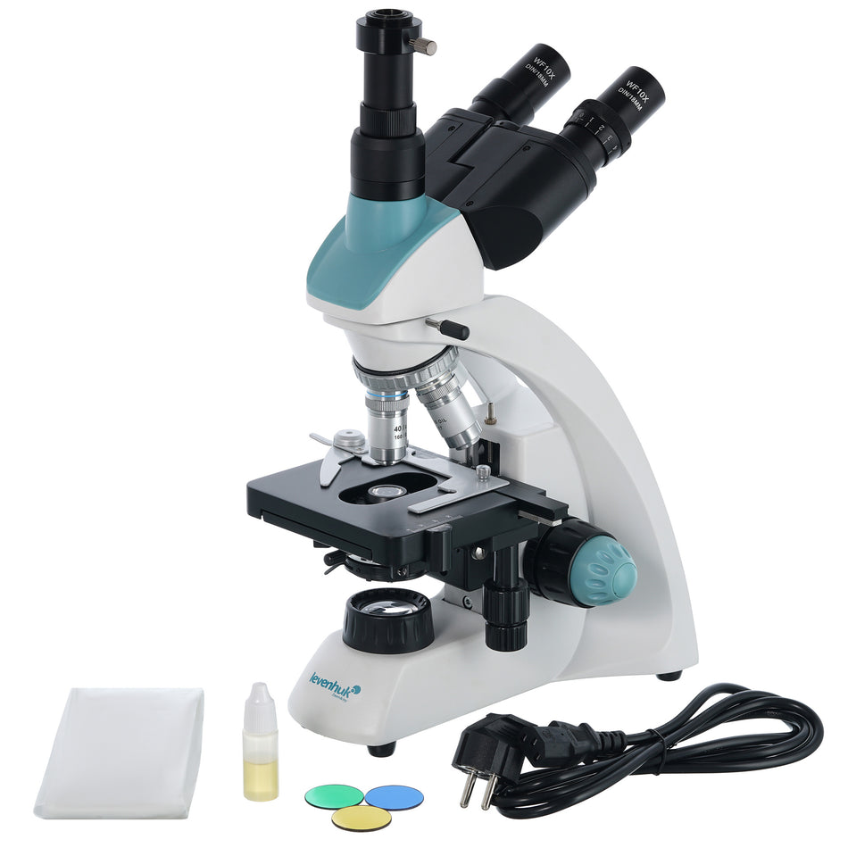 Microscopio trinocular Levenhuk 500T