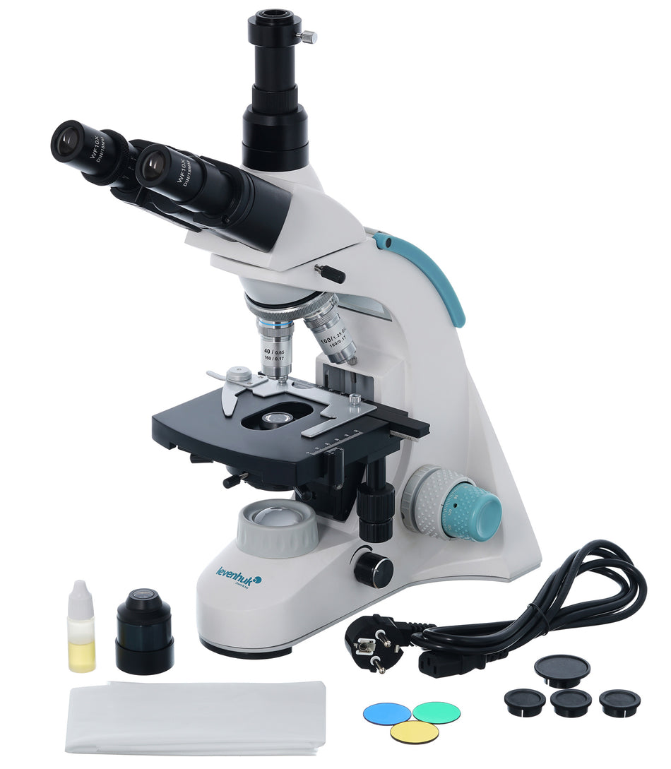 Microscopio trinocular Levenhuk 950T DARK