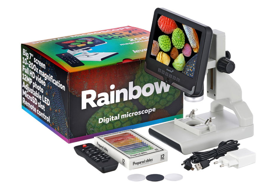 Microscopio digital Levenhuk Rainbow DM700 LCD